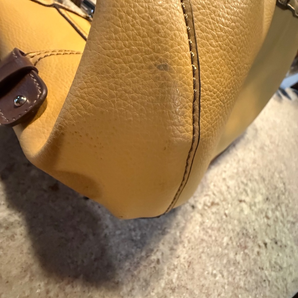 Relic Leather Purse Yellow and Brown - Picture 8 of 14